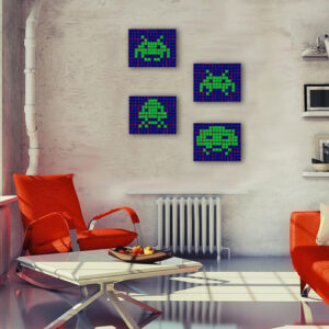 Invader is the “Rubikcubist” at MIMA in Brussels | Brooklyn